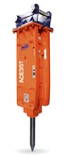 TOP type breakers to suit excavators: 3.0 - 5.5 ton