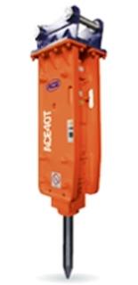 TOP type breakers to suit excavators: 4 - 7 ton