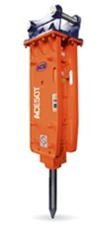 TOP type breakers to suit excavators: 6 - 9 ton