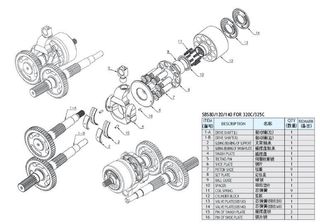 CAT 320C REBUILD KIT - SBS 120