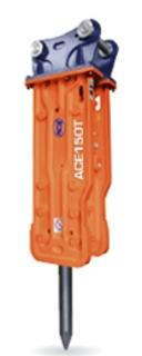 TOP type breakers to suit excavators: 13 - 18 ton
