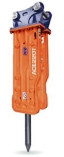 TOP type breakers to suit excavators: 18 - 26 ton