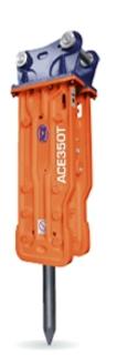 TOP type breakers to suit excavators: 27 - 35 ton