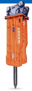 TOP type breakers to suit excavators: 30 - 45 ton