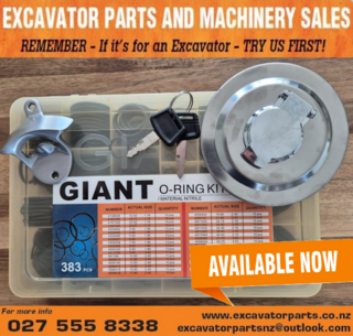 Caterpillar O-Ring, Fuel cap and Bottle opener package